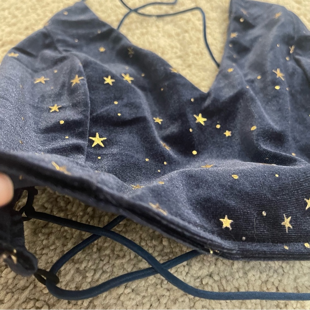 Starry night bralette stringy backless top - Picture 9 of 16